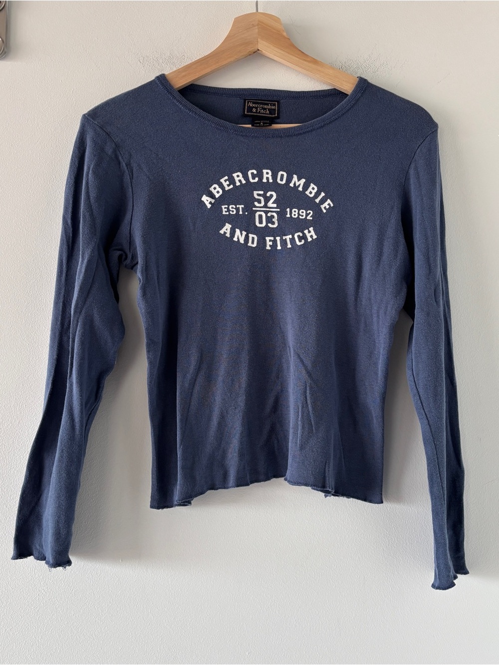 Vintage Y2K Abercrombie & Fitch Graphic Long   Sleeve Shirt